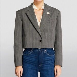Sandro Lombardi Crop Blazer